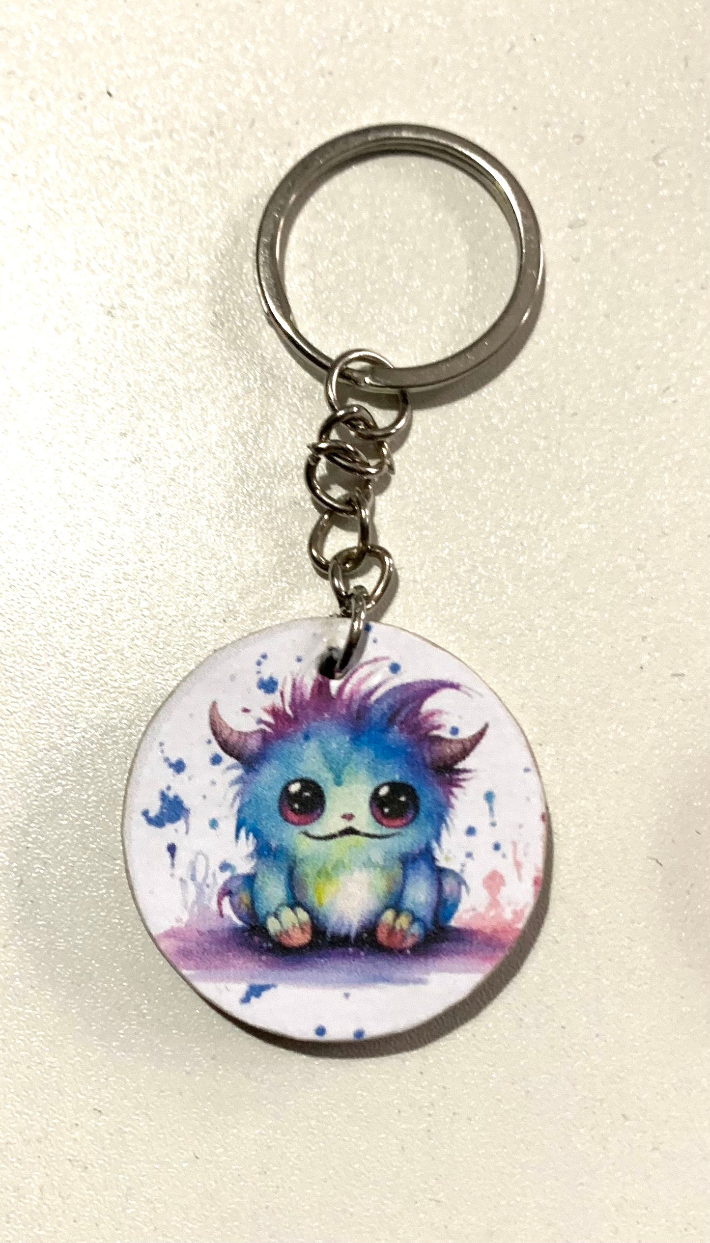 Cute monster keyrings