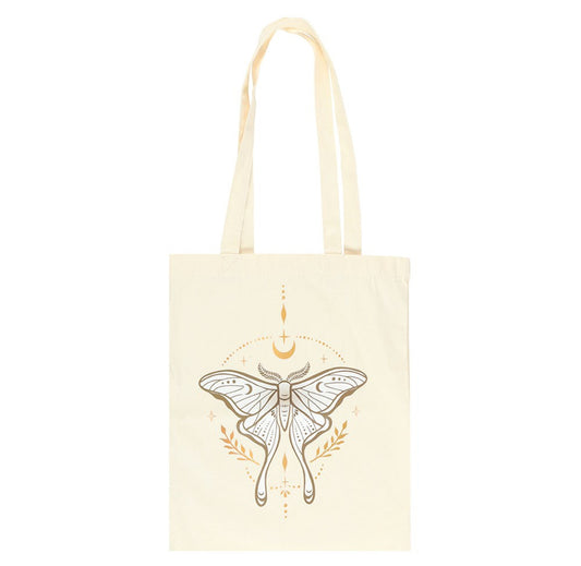 Luna moth tote bag