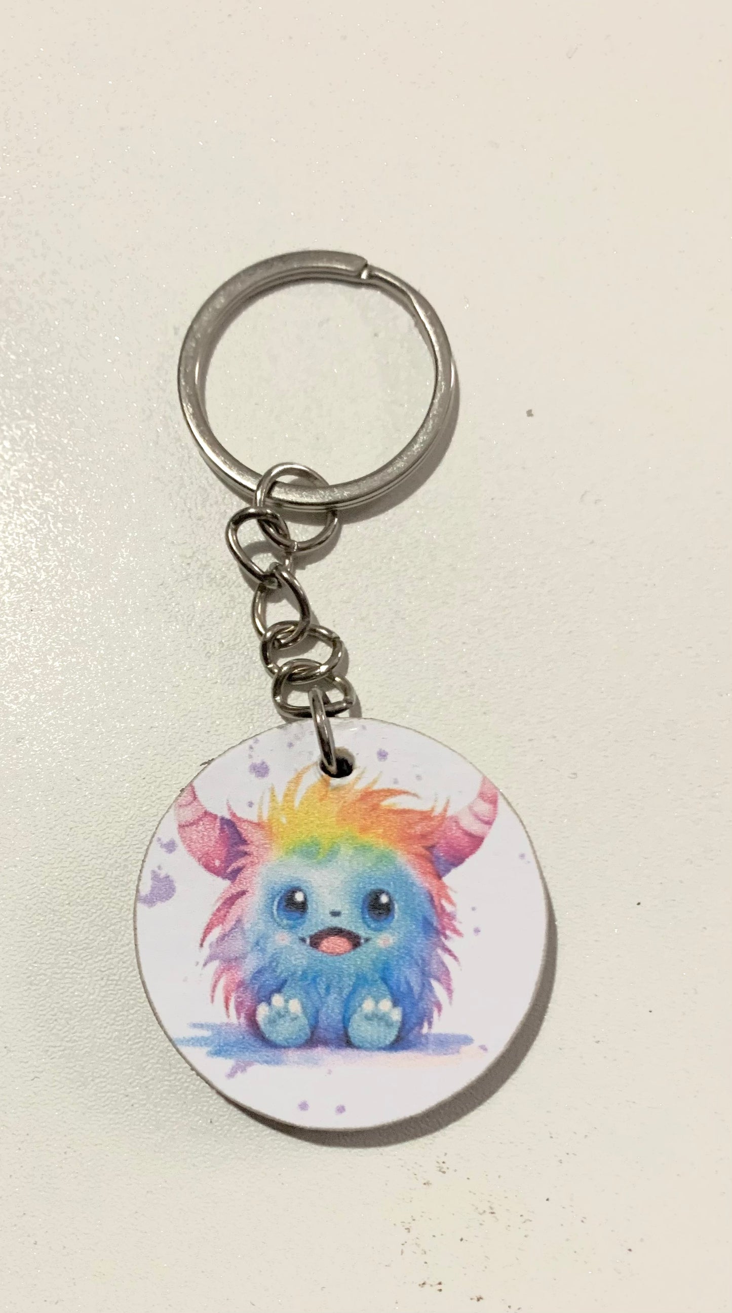 Cute monster keyrings