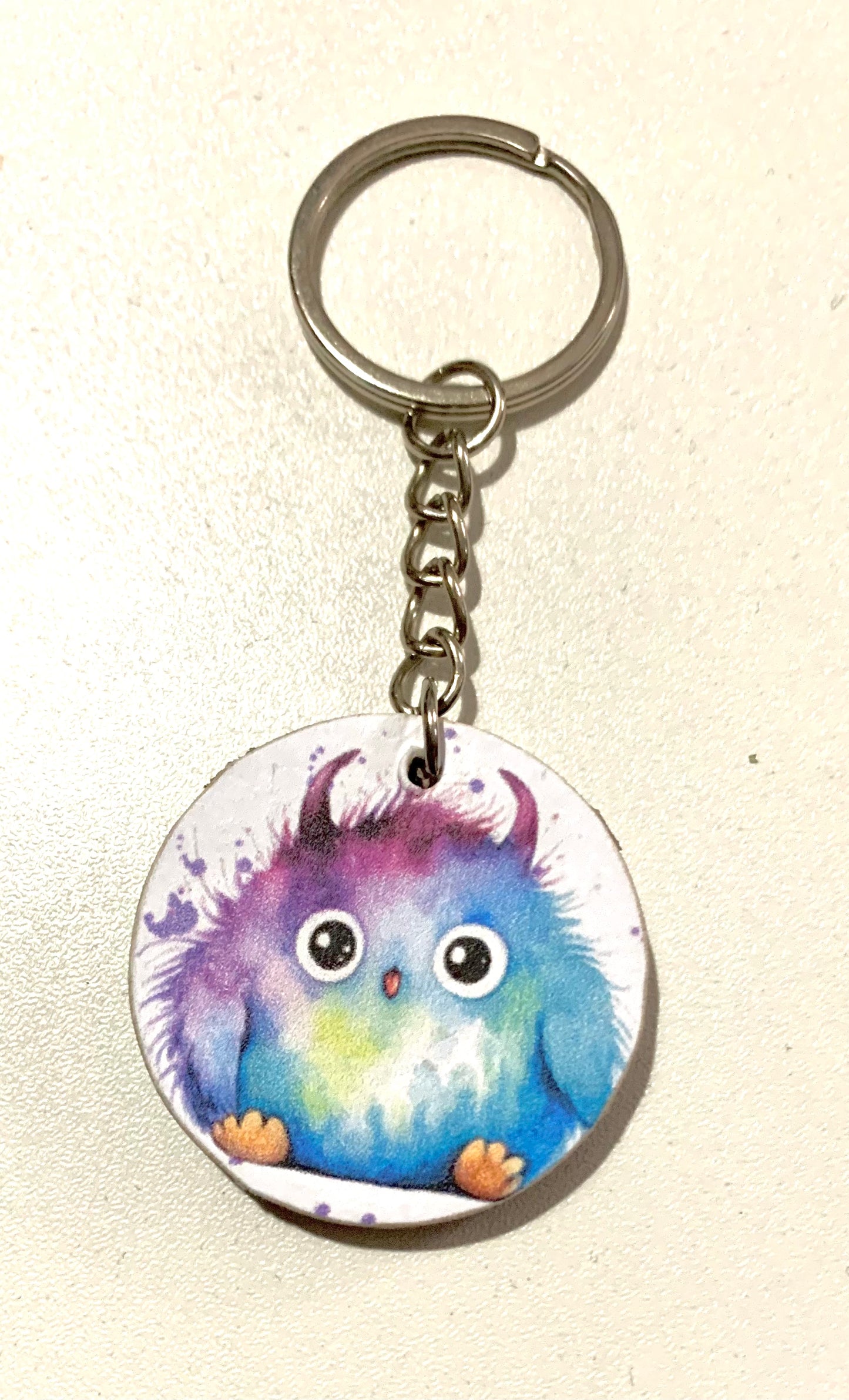 Cute monster keyrings