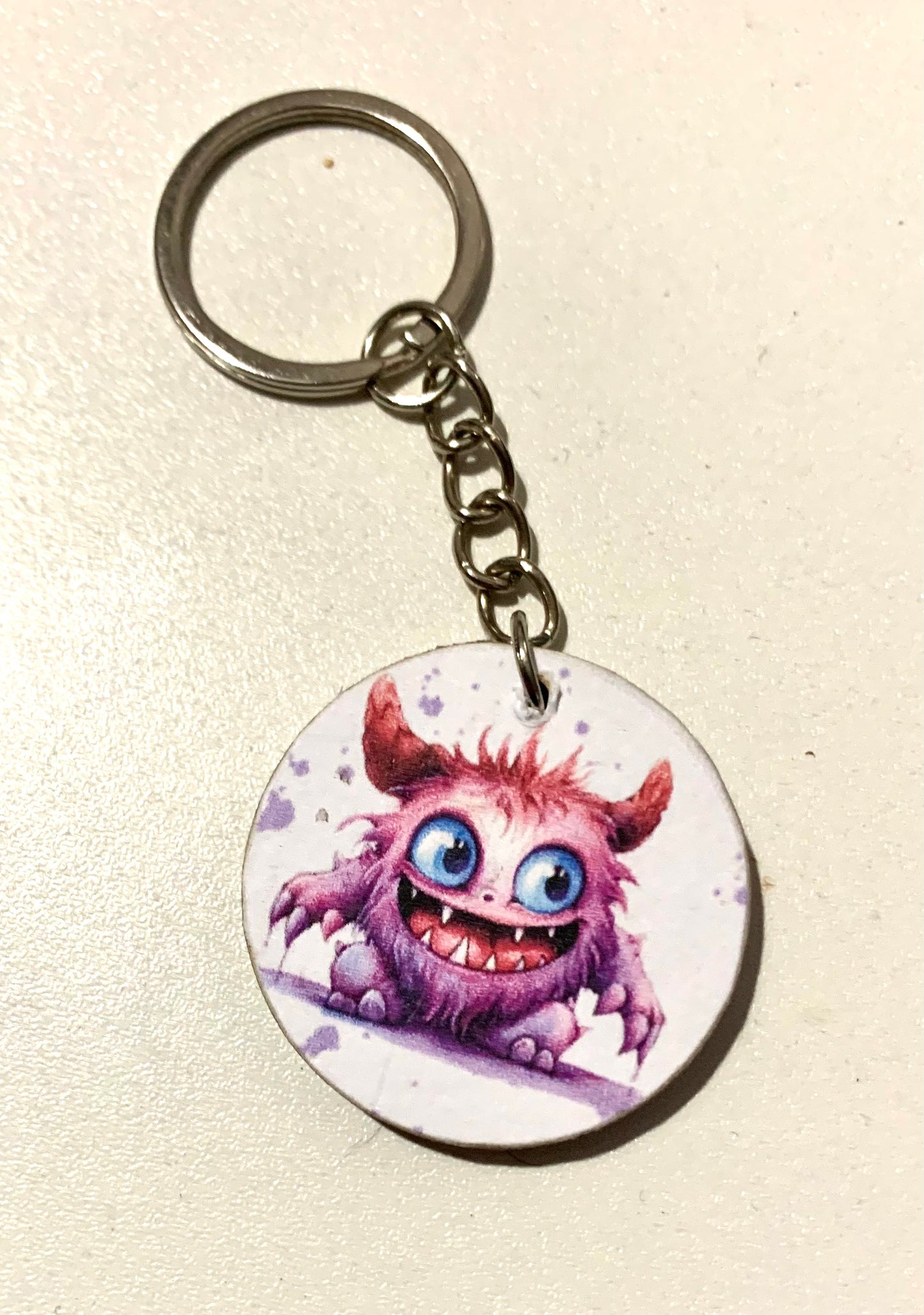 Cute monster keyrings