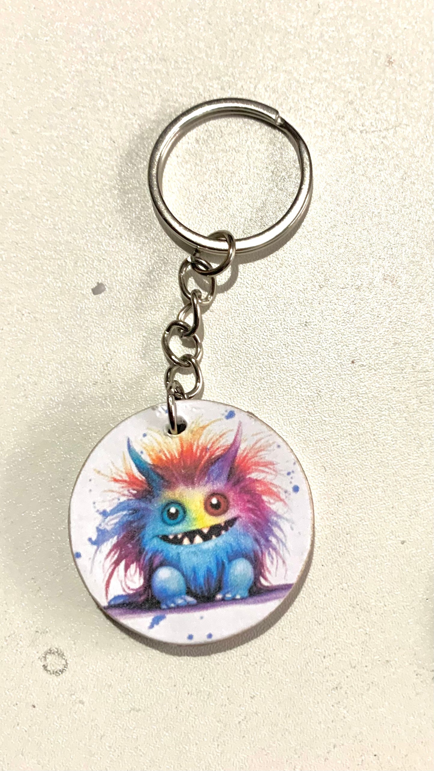 Cute monster keyrings